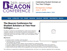 Tablet Screenshot of beaconconference.org
